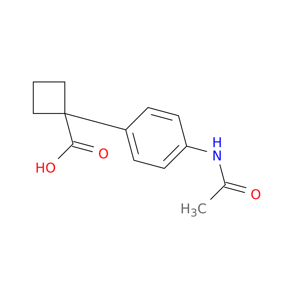 1-(4-acetamidophenyl)cyclobutane-1-carboxylic acid