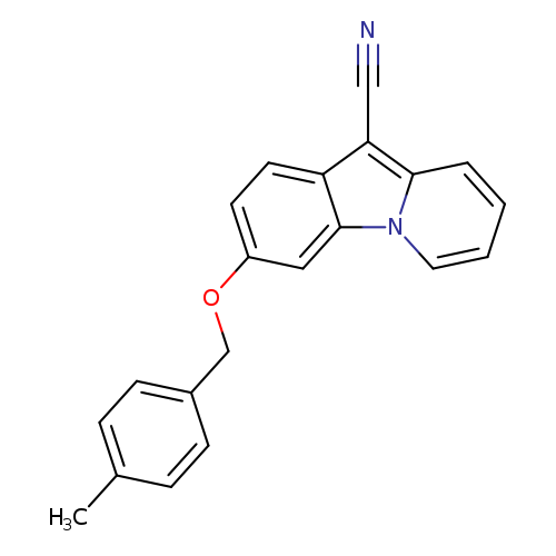 3-[(4-methylphenyl)methoxy]pyrido[1,2-a]indole-10-carbonitrile