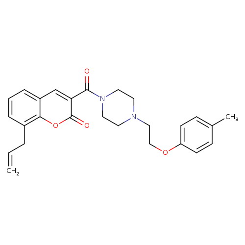 3-{4-[2-(4-methylphenoxy)ethyl]piperazine-1-carbonyl}-8-(prop-2-en-1-yl)-2H-chromen-2-one