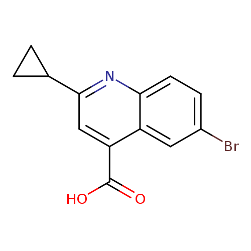 6-Bromo-2-cyclopropylquinoline-4-carboxylic Acid