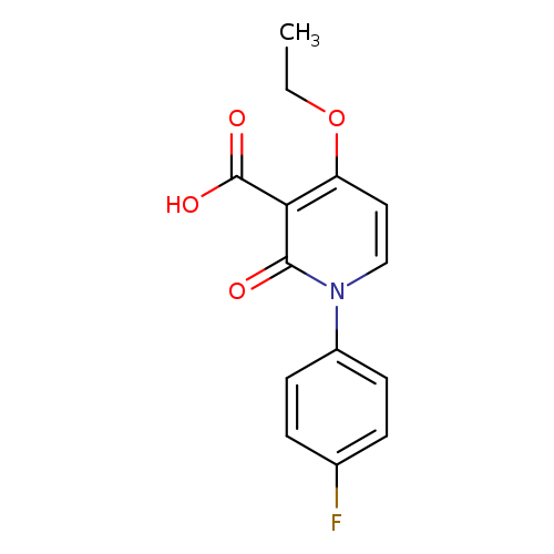 3-Pyridinecarboxylic acid, 4-ethoxy-1-(4-fluorophenyl)-1,2-dihydro-2-oxo-