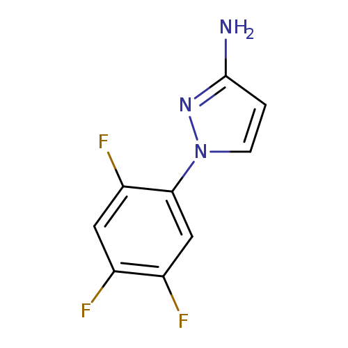 1-(2,4,5-trifluorophenyl)-1H-pyrazol-3-amine