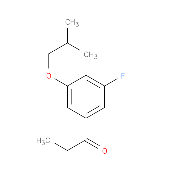 3'-iso-Butoxy-5'-fluoropropiophenone