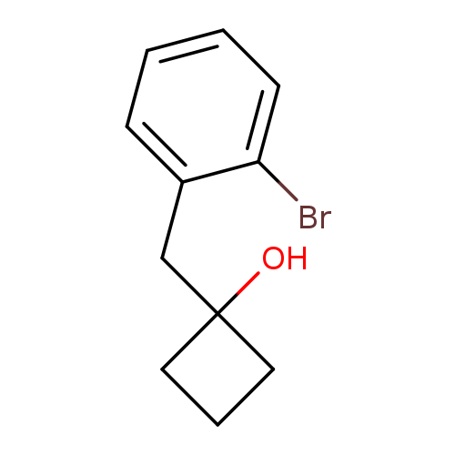1-[(2-bromophenyl)methyl]cyclobutan-1-ol
