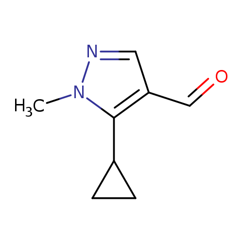 5-Cyclopropyl-1-methyl-1H-pyrazole-4-carbaldehyde