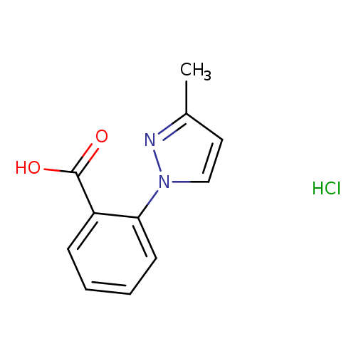 2-(3-methyl-1h-pyrazol-1-yl)benzoic acid hydrochloride