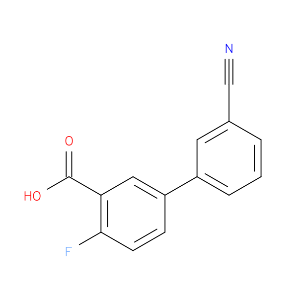 5-(3-Cyanophenyl)-2-fluorobenzoic acid