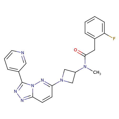 2-(2-fluorophenyl)-N-methyl-N-{1-[3-(pyridin-3-yl)-[1,2,4]triazolo[4,3-b]pyridazin-6-yl]azetidin-3-yl}acetamide