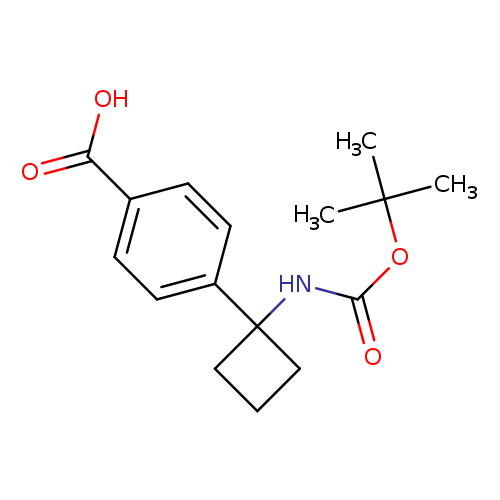 Benzoic acid, 4-[1-[[(1,1-dimethylethoxy)carbonyl]amino]cyclobutyl]-