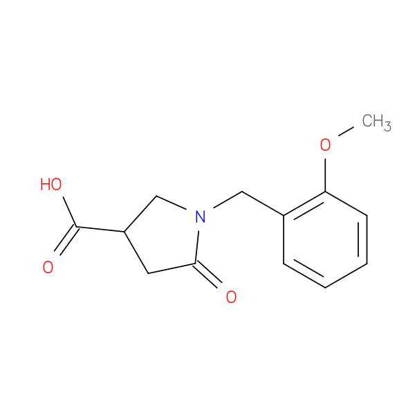 1-(2-Methoxybenzyl)-5-oxopyrrolidine-3-carboxylic acid