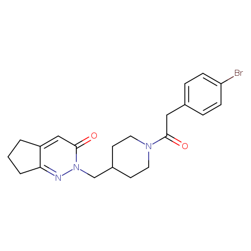 2-({1-[2-(4-bromophenyl)acetyl]piperidin-4-yl}methyl)-2H,3H,5H,6H,7H-cyclopenta[c]pyridazin-3-one