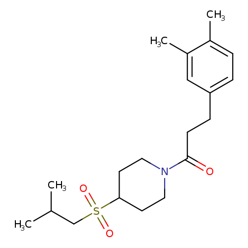 3-(3,4-dimethylphenyl)-1-[4-(2-methylpropanesulfonyl)piperidin-1-yl]propan-1-one