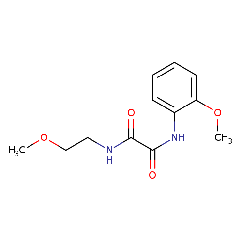 N-(2-methoxyethyl)-N'-(2-methoxyphenyl)ethanediamide