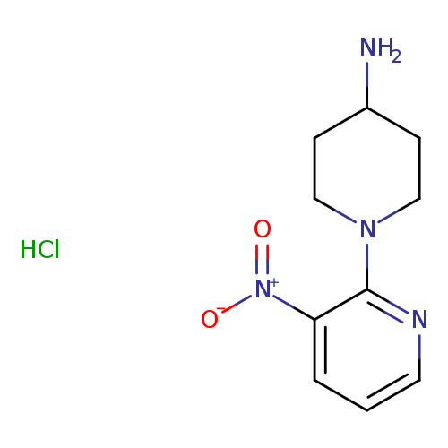 1-(3-Nitropyridin-2-yl)piperidin-4-amine hydrochloride