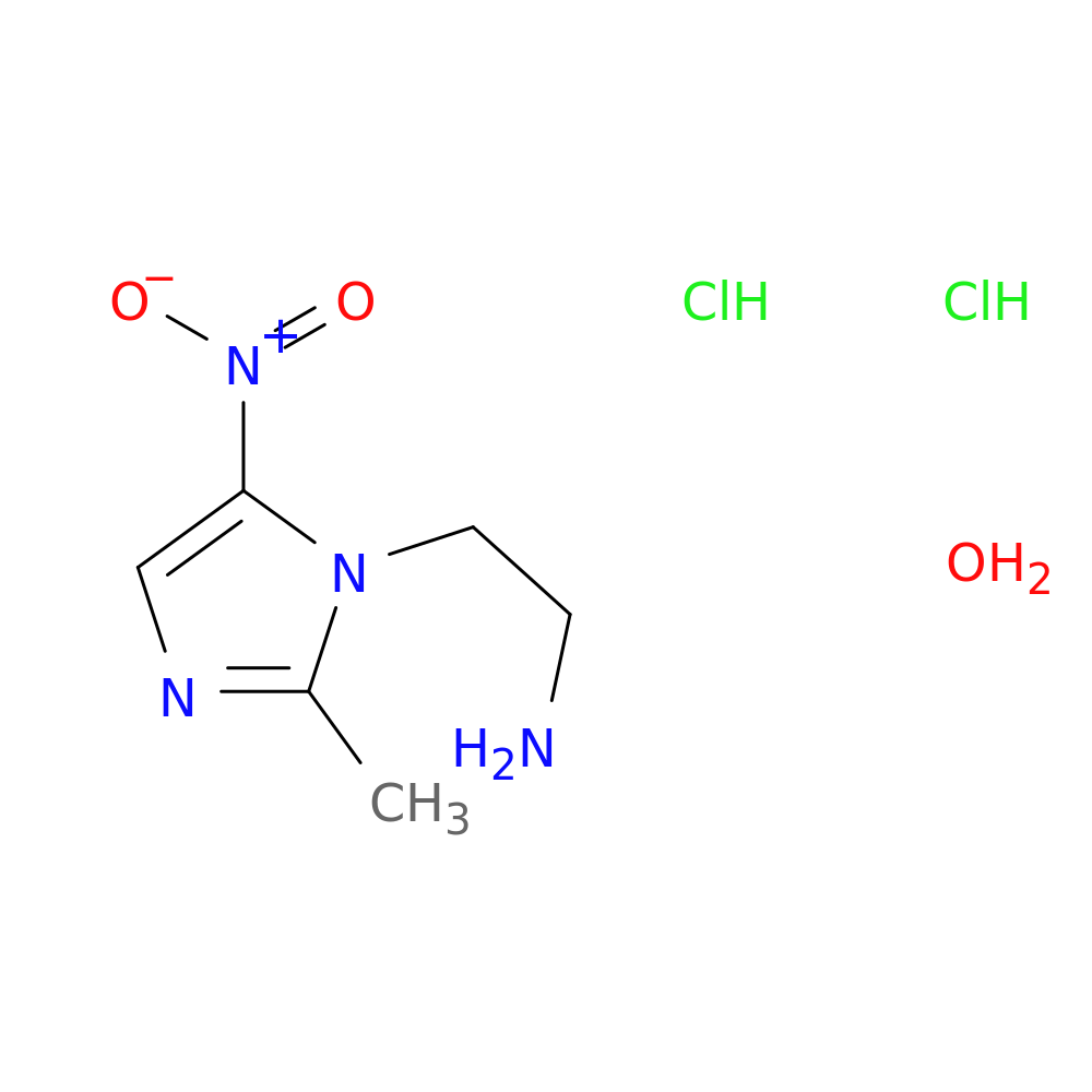 2-(2-Methyl-5-nitro-1H-imidazol-1-yl)ethanamine dihydrochloride hydrate