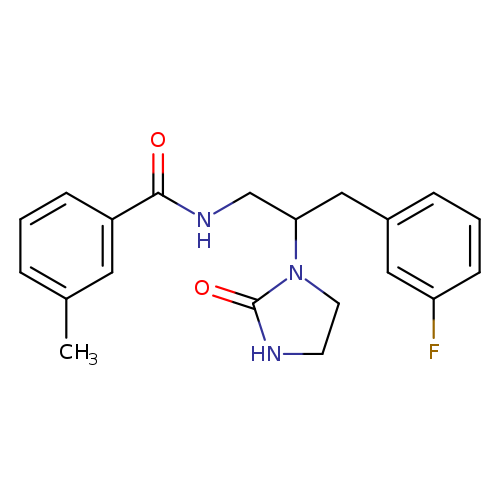 N-[3-(3-fluorophenyl)-2-(2-oxoimidazolidin-1-yl)propyl]-3-methylbenzamide