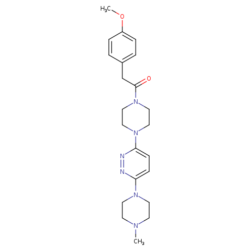 2-(4-methoxyphenyl)-1-{4-[6-(4-methylpiperazin-1-yl)pyridazin-3-yl]piperazin-1-yl}ethan-1-one