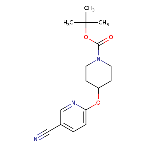 tert-Butyl 4-(5-cyanopyridin-2-yloxy)piperidine-1-carboxylate