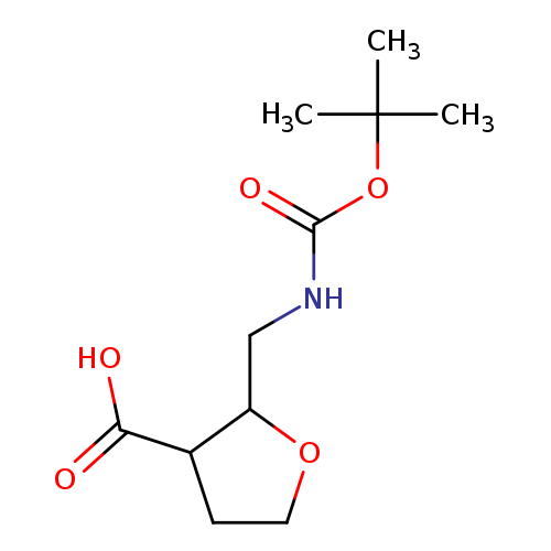 2-({[(tert-butoxy)carbonyl]amino}methyl)oxolane-3-carboxylic acid