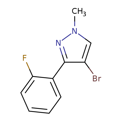 4-BROMO-3-(2-FLUOROPHENYL)-1-METHYL-1H-PYRAZOLE