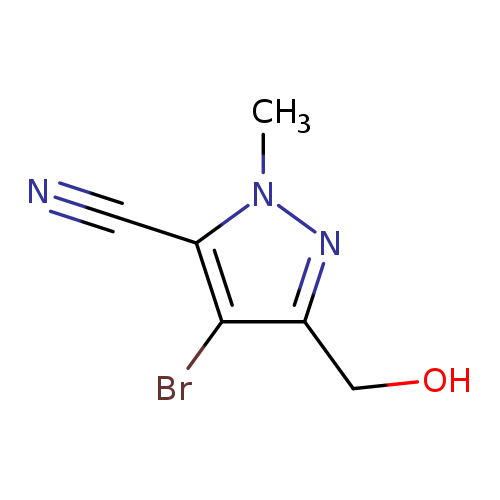 4-Bromo-3-(hydroxymethyl)-1-methyl-1H-pyrazole-5-carbonitrile