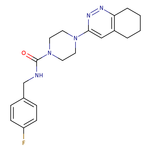 N-[(4-fluorophenyl)methyl]-4-(5,6,7,8-tetrahydrocinnolin-3-yl)piperazine-1-carboxamide