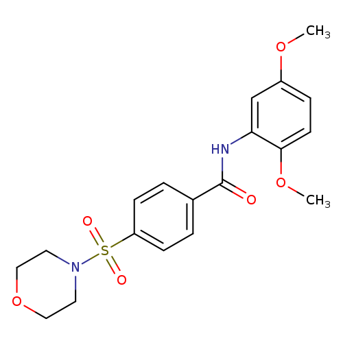 N-(2,5-dimethoxyphenyl)-4-(morpholine-4-sulfonyl)benzamide