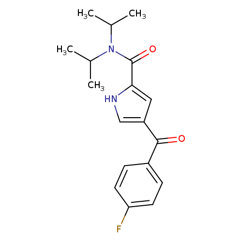 4-(4-fluorobenzoyl)-N,N-bis(propan-2-yl)-1H-pyrrole-2-carboxamide
