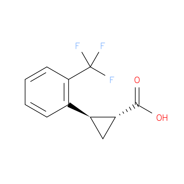 rel-(1R,2R)-2-(2-(Trifluoromethyl)phenyl)cyclopropane-1-carboxylic acid