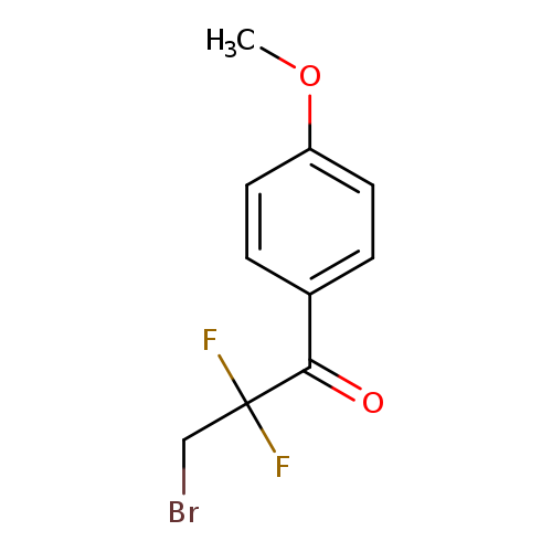 3-bromo-2,2-difluoro-1-(4-methoxyphenyl)propan-1-one