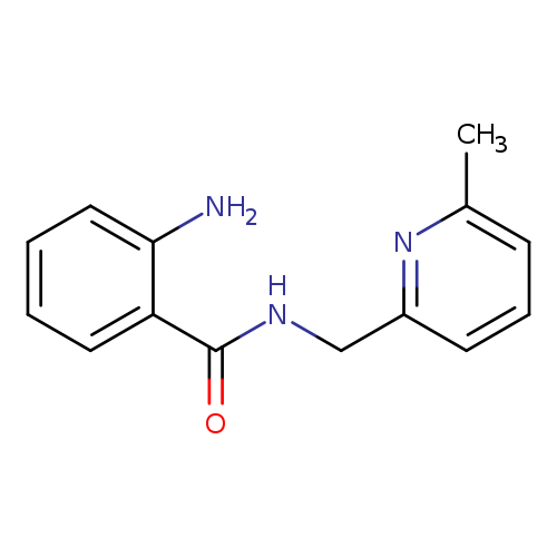 2-amino-N-[(6-methylpyridin-2-yl)methyl]benzamide