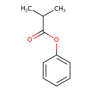 Propanoic acid, 2-methyl-, phenyl ester
