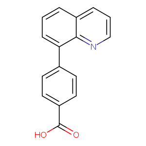 Benzoic acid,4-(8-quinolinyl)-