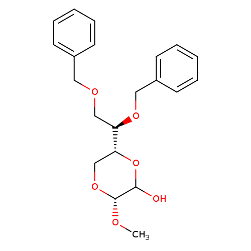 (3R,6R)-6-((R)-1,2-bis(benzyloxy)ethyl)-3-methoxy-1,4-dioxan-2-ol