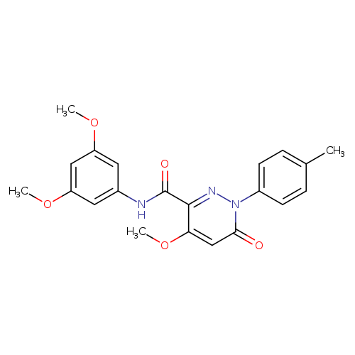 N-(3,5-dimethoxyphenyl)-4-methoxy-1-(4-methylphenyl)-6-oxo-1,6-dihydropyridazine-3-carboxamide