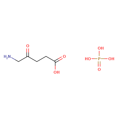 Pentanoic acid, 5-amino-4-oxo-, phosphate (1:1)