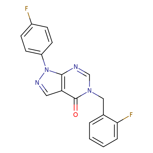 1-(4-fluorophenyl)-5-[(2-fluorophenyl)methyl]-1H,4H,5H-pyrazolo[3,4-d]pyrimidin-4-one