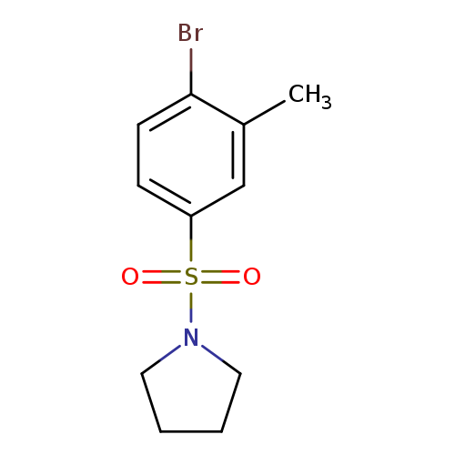 1-(4-Bromo-3-methylphenylsulfonyl)pyrrolidine