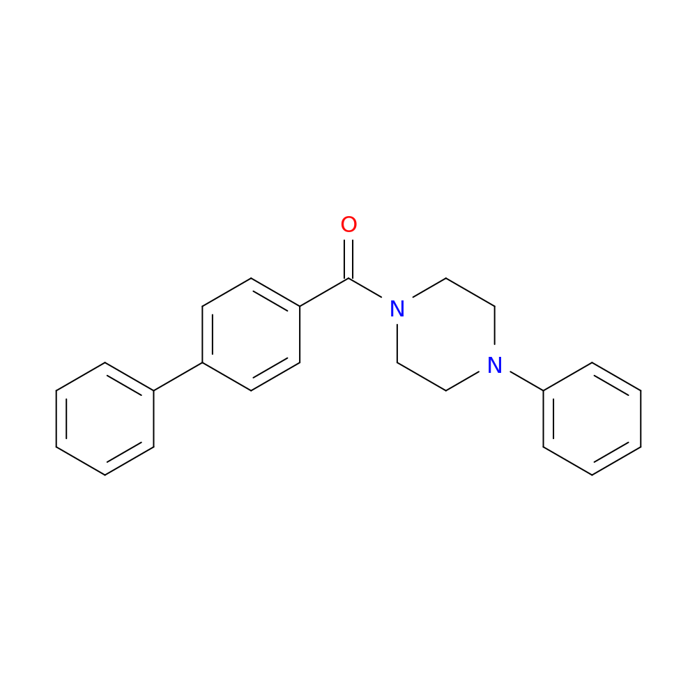 [1,1′-Biphenyl]-4-yl(4-phenyl-1-piperazinyl)methanone