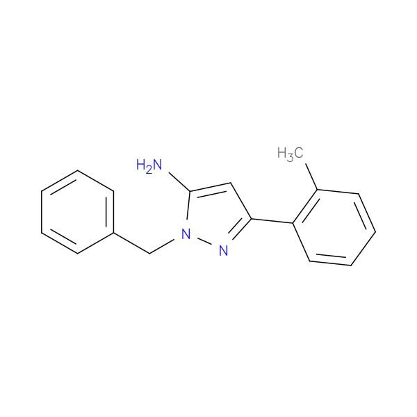1-benzyl-3-(2-methylphenyl)-1H-pyrazol-5-amine