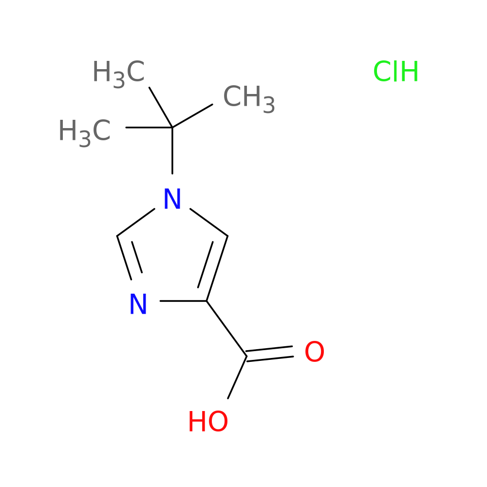 1-tert-butyl-1H-imidazole-4-carboxylic acid hydrochloride