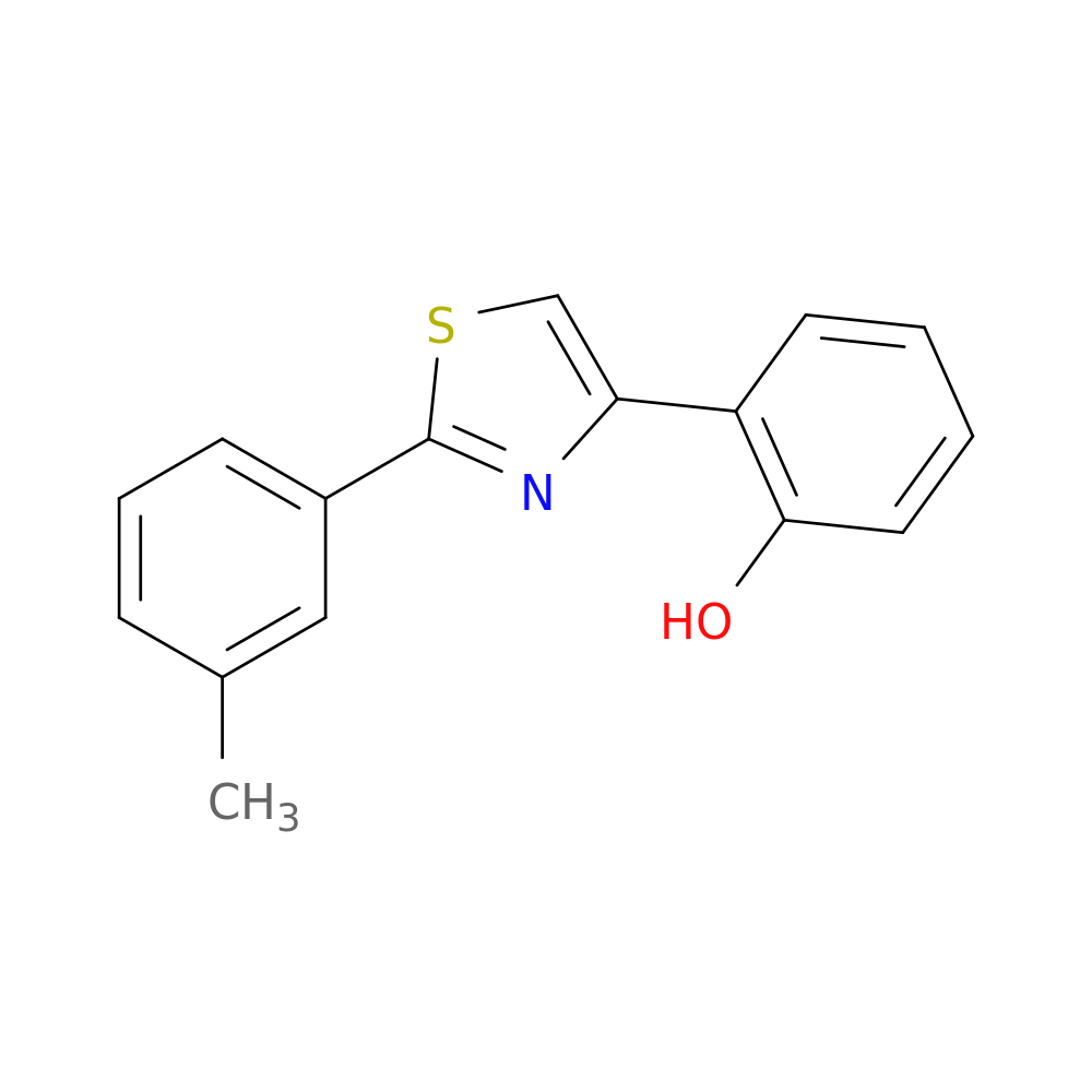 2-(3-Tolyl)-4-(2-hydroxyphenyl)thiazole