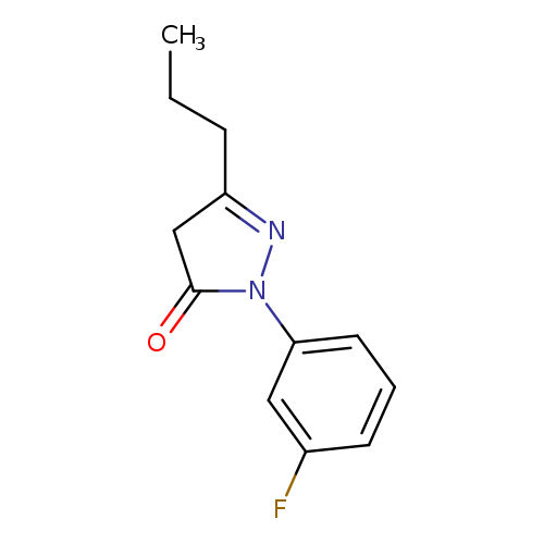 1-(3-fluorophenyl)-3-propyl-4,5-dihydro-1H-pyrazol-5-one