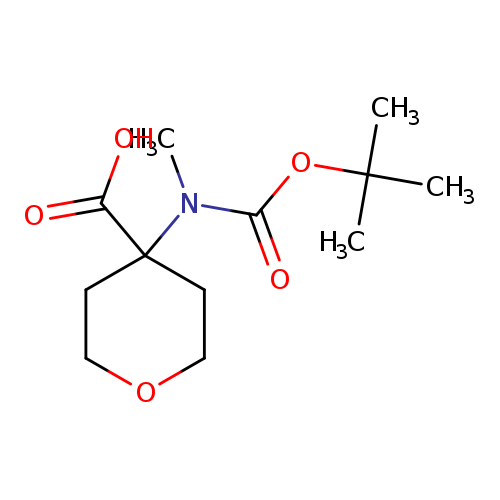4-{[(tert-butoxy)carbonyl](methyl)amino}oxane-4-carboxylicacid