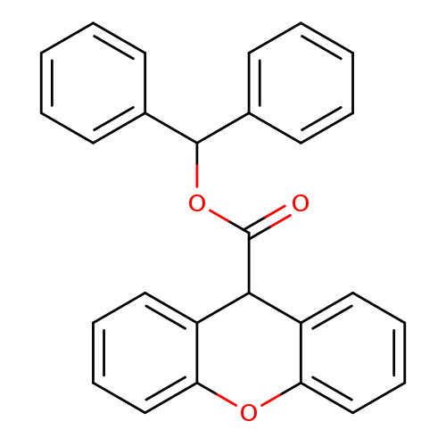 benzhydryl 9H-xanthene-9-carboxylate