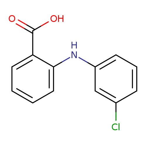 Benzoic acid, 2-[(3-chlorophenyl)amino]-