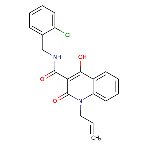N-[(2-chlorophenyl)methyl]-4-hydroxy-2-oxo-1-(prop-2-en-1-yl)-1,2-dihydroquinoline-3-carboxamide