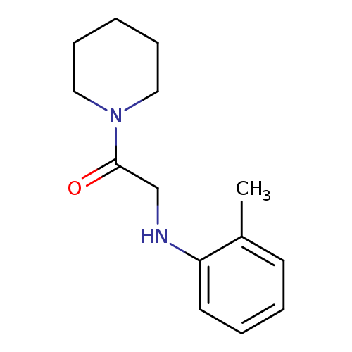 2-[(2-methylphenyl)amino]-1-(piperidin-1-yl)ethan-1-one