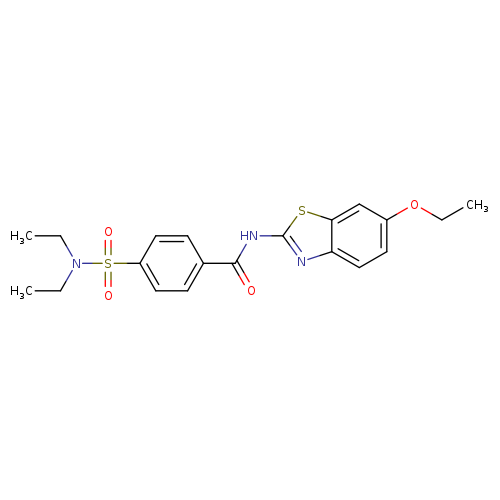 4-(diethylsulfamoyl)-N-(6-ethoxy-1,3-benzothiazol-2-yl)benzamide