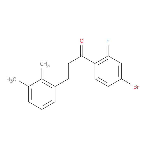 4'-Bromo-3-(2,3-dimethylphenyl)-2'-fluoropropiophenone